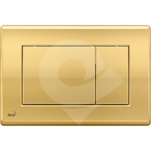 Ovládací tlačítko pro předstěnové instalační systémy zlaté Alcaplast M275