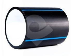 Trubka Lunaplast PE100RC 32x3mm, PN16, na vodu, černá s modrým pruhem