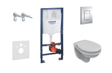 Sada pro závěsné WC, klozet a sedátko softclose Ideal Standard Quarzo