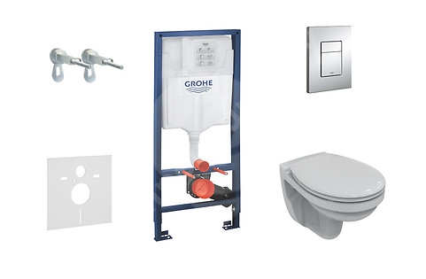 Sada pro závěsné WC, klozet a sedátko Ideal Standard Quarzo