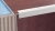 Schodová hrana vrtaná Cezar 30x30mm 0,9m stříbrná