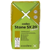 Lepidlo pro střední lože s přídavkem trasu CODEX Stone SX 20 Trass C1TE 25kg