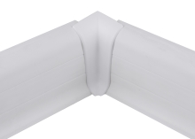 Vnitřní roh k soklové liště Cezar Premium, 59mm, bílá, dekor 089