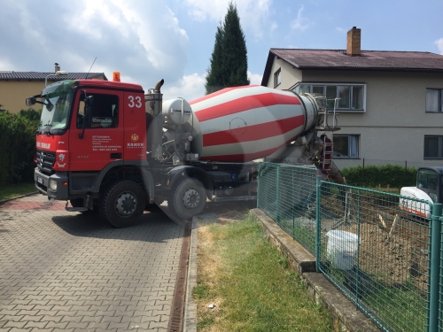 Doprava betonu autodomíchávačem cena 1 km