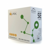 Datový kabel Solarix CAT5E UTP PVC SXKD-5E-UTP-PVC box 305m