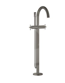 Vanová baterie do podlahy s otočným výtokem graphite Grohe Atrio