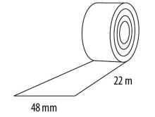 Samolepící hliníková páska Cezar pro spojení podložky 48x22m