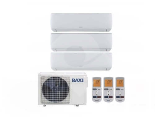 Klimatizace nástěnná Baxi Astra Trial Split venkovní+3 vnitřní jednotky 7,9 kW