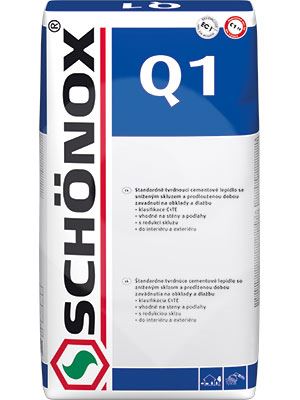 Lepidlo pro nasákavé keramické obklady Schonox Q1 C1TE 25kg