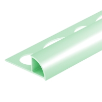 Obloučková ukončovací lišta pvc světle zelená 6mm 2,5m