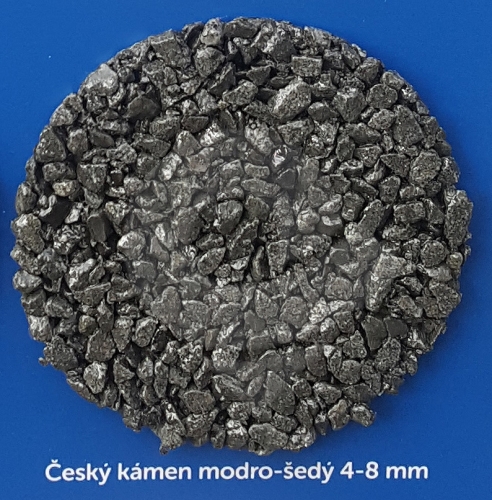 Český kámen modro - šedý Manchester 4-8 mm 25kg