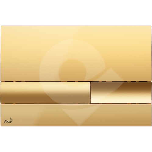 Ovládací tlačítko pro předstěnové instalační systémy zlaté Alcaplast M1745