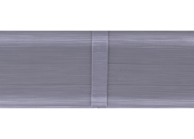 Spojka k podlahové liště Cezar Premium, 59mm, leštěný hliník, dekor 201