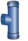 Komínový díl s kontrolním otvorem pro kondenzační kotle