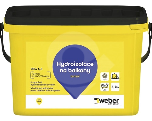 Hydroizolace do koupelny Weber Terizol 4,5kg