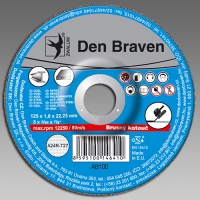 Den Braven brusný kotouč kov/inox A24R-125x6.0x22.23-T27