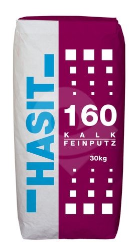 Jemná vápenná omítka Hasit 160, zrnitost 0-1mm, 30kg