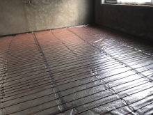 Montáž elektrického podlahového vytápění, cena za m2