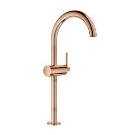 Umyvadlová baterie s výpustí a otočným výtokem XL warm sunset Grohe Atrio