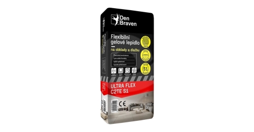 Den Braven flexibilní gelové lepidlo na obklady a dlažbu Ultra Flex C2TE S1 25kg