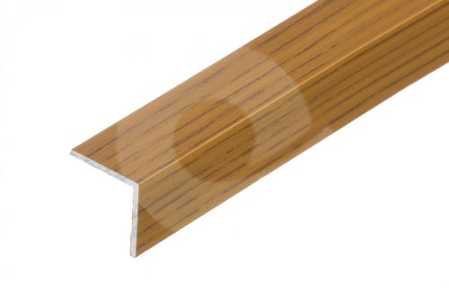Schodová hrana samolepící Cezar 20x20mm 1,35m dub rustikální