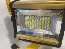 LED reflektor AKU nabíjecí přenosný, 100 W studená bílá