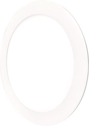 Svítidlo LED panel ligt 18W, 225mm, bílá, 6500K, bílý rámeček