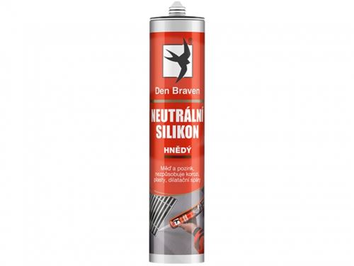 Den Braven Neutrální Silikon hnědý 280ml