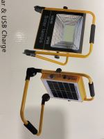 Pracovní reflektor přenosný PROFI LED AKU 100 W IP 66 Solární nabíjení (1)