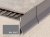 Balkonová T lišta s okapničkou Profilpas Protec CPCV hliník šedý RAL 9007 55x12,5x2,7m