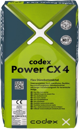 Flexibilní lepidlo s vlákny pro tenké lože Codex CX 4 25kg