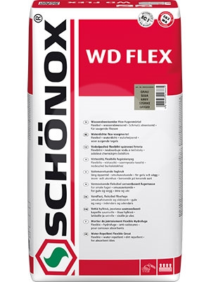Spárovací hmota flexibilní pro spáry 1-6mm Schonox WD Flex antracit 5kg