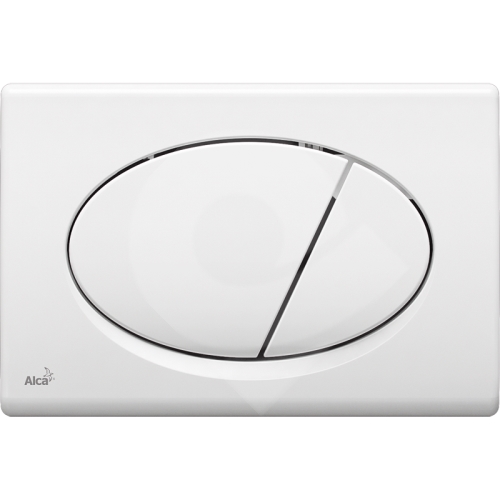 Ovládací tlačítko pro předstěnové instalační systémy bílé Alcaplast M70