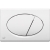 Ovládací tlačítko pro předstěnové instalační systémy bílé Alcaplast M70